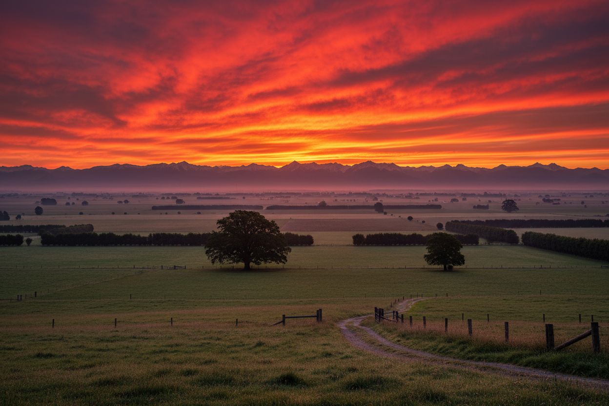 Enjoy a Canterbury Sunrise While Out Running