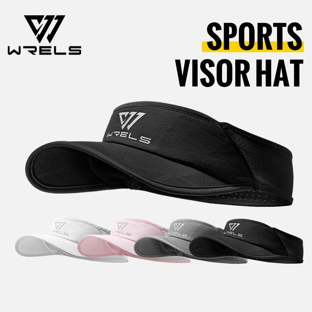 WRELS UV Protect Unisex Lightweight Cooling Stretchy Sports Visor Hat