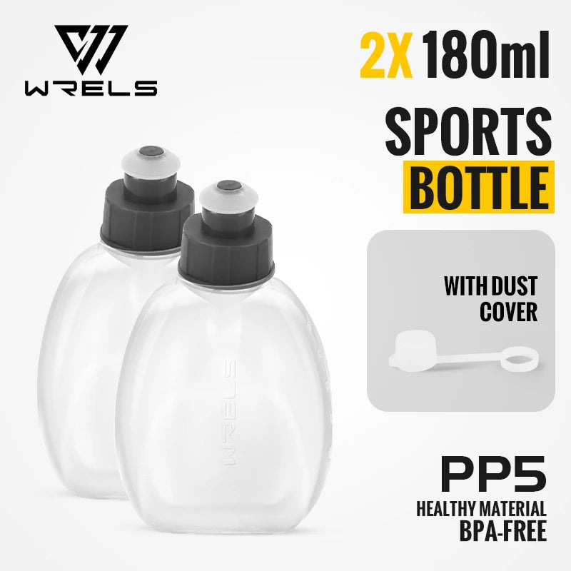 WRELS BPA Free Hydration Sports Running Water Bottles Hydration Belt