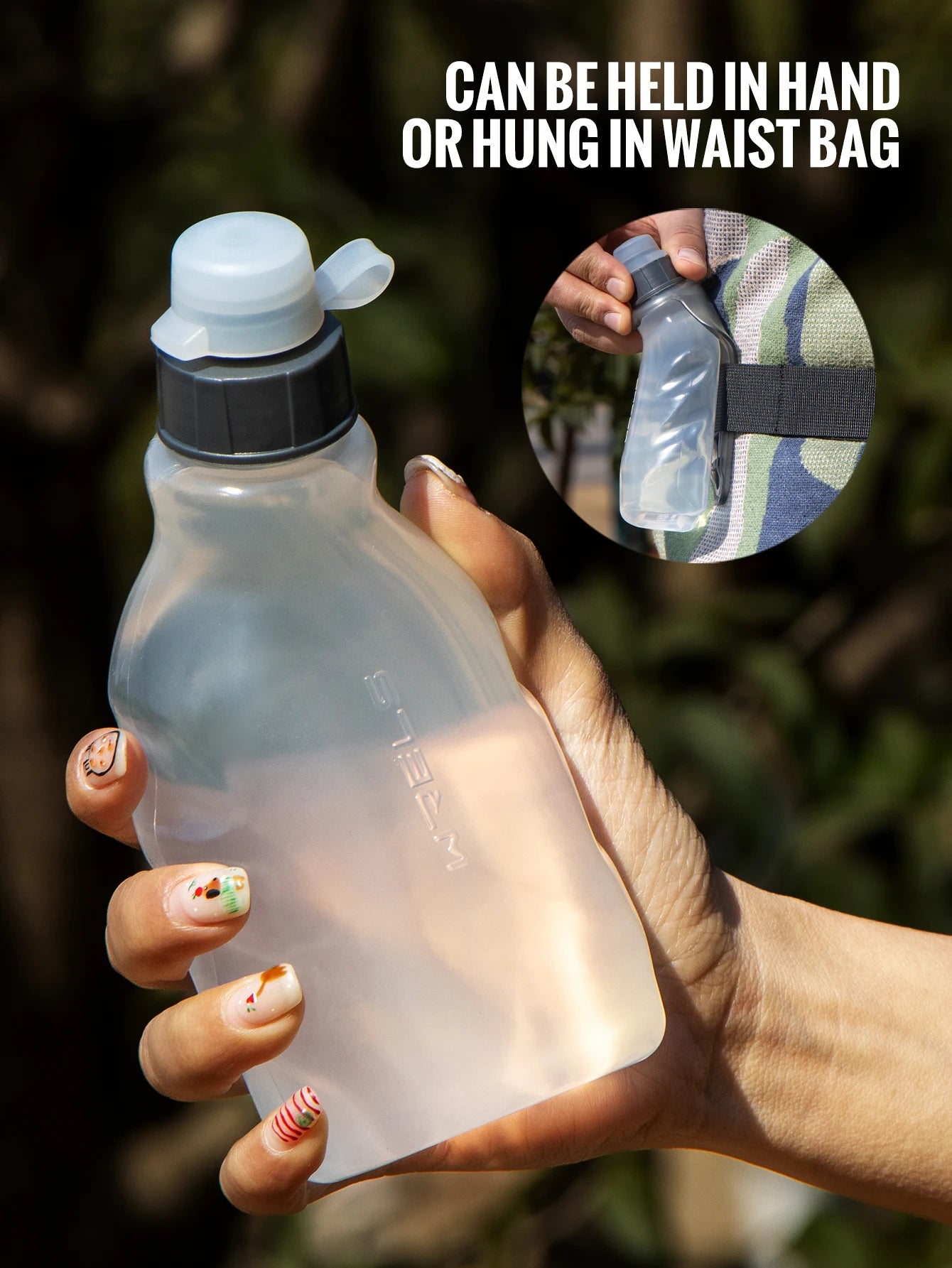 WRELS BPA Free Hydration Sports Running Water Bottles Hydration Belt