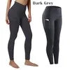 Women's Compression Apparel: Solid High Waisted Pants With Elastic Tummy Control / Rungear