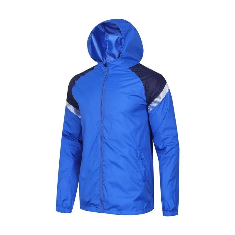 Men's Running And Hiking Gear: Waterproof, Hooded Training Jacket / Rungear
