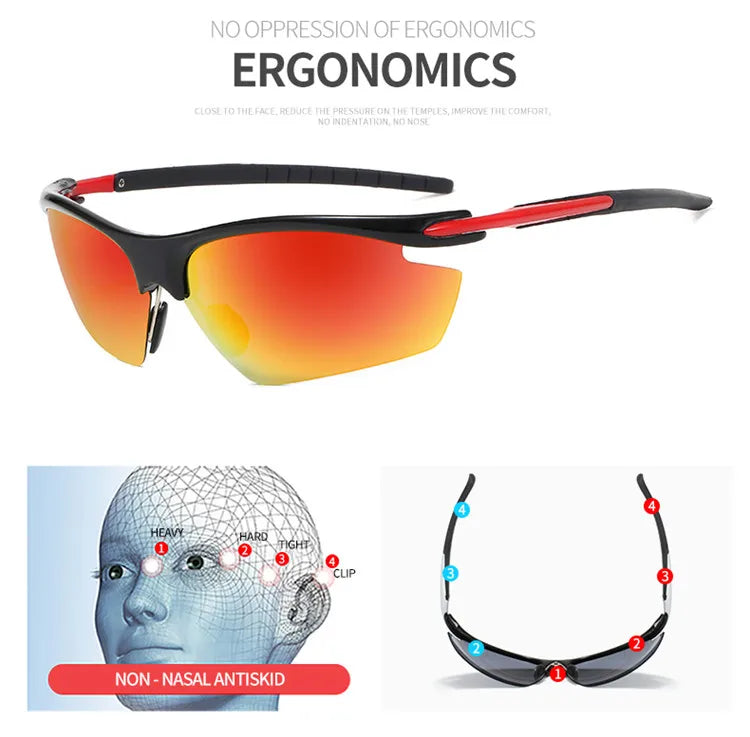 Sunglasses Gear Accessories: Unisex Lightweight UV Polarized Outdoor Sun Protection Sunglasses / Rungear