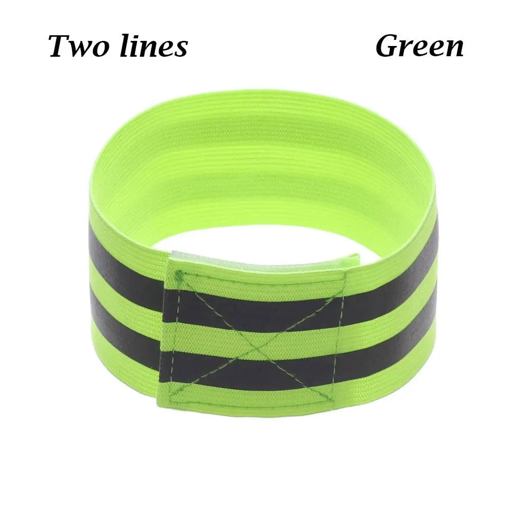 Reflective Safety Armband – Adjustable Elastic Strap for Night Running, Cycling & Jogging