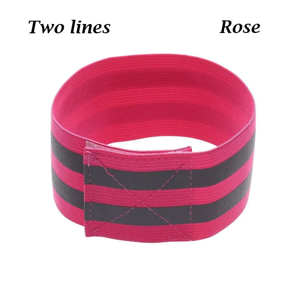 Reflective Safety Armband – Adjustable Elastic Strap for Night Running, Cycling & Jogging
