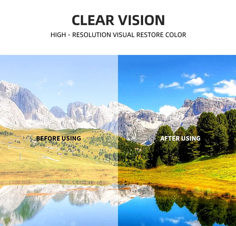UV400 Mirrored Sport Sunglasses – Unisex Square Frame for Fishing, Hiking & Outdoor Sports