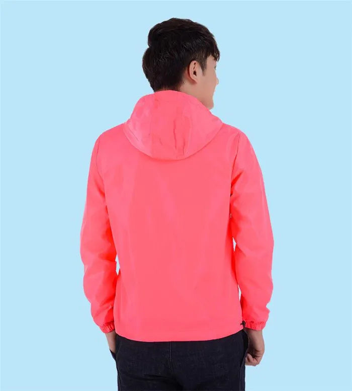 Women's Lightweight Jackets: 2025 Spring, Autumn, Hooded, Casual, Lightweight Windbreaker Jacket 7XL A8 / Rungear