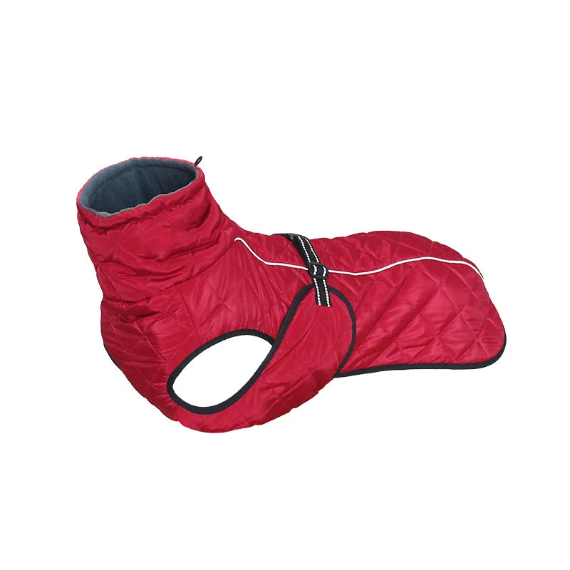 Dog Waterproof Reflective Winter Jacket | Warm Polyester Coat for Medium & Large Dogs | RUNGEAR
