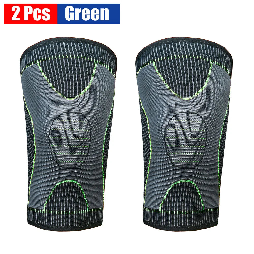 Compression Recovery Gear: Sleeve Knee Brace Support For Running, Workout, Gym, Hiking, Sports / Rungear