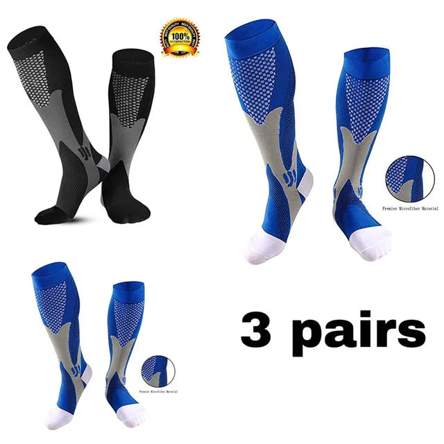 Men’s Compression Socks – Sports & Medical Support for Running, Varicose Veins & Swelling Relief