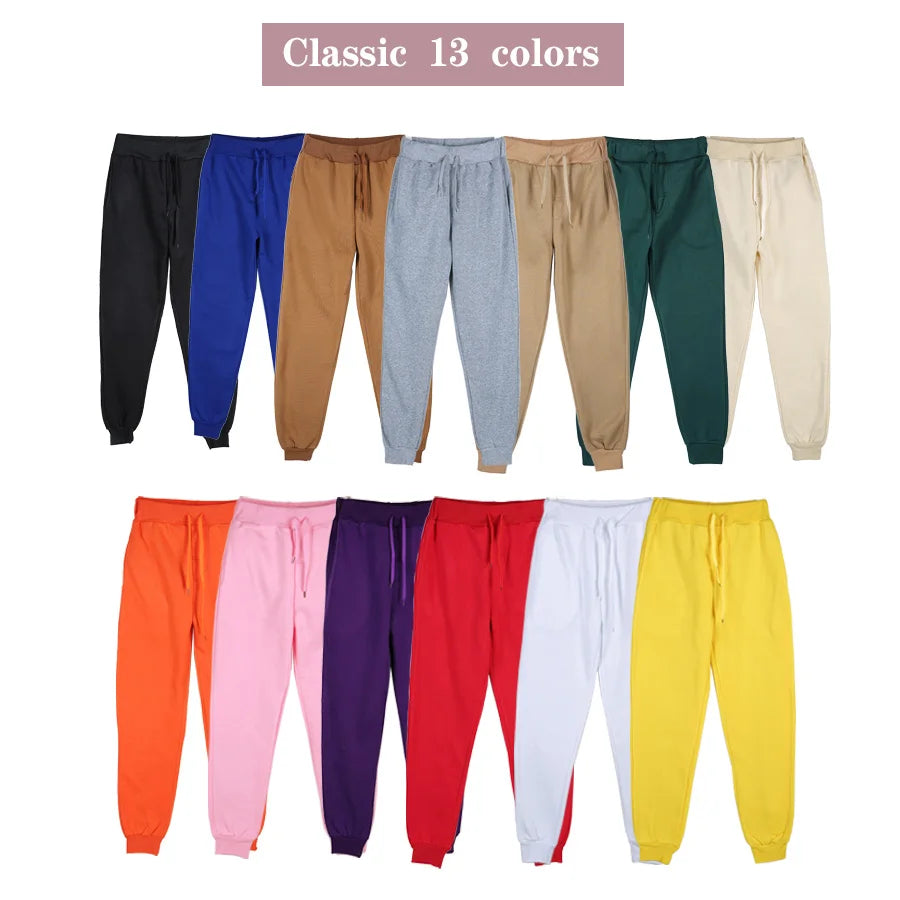 Unisex Jogger Sweatpants | Casual Running & Training Pants with Drawstring