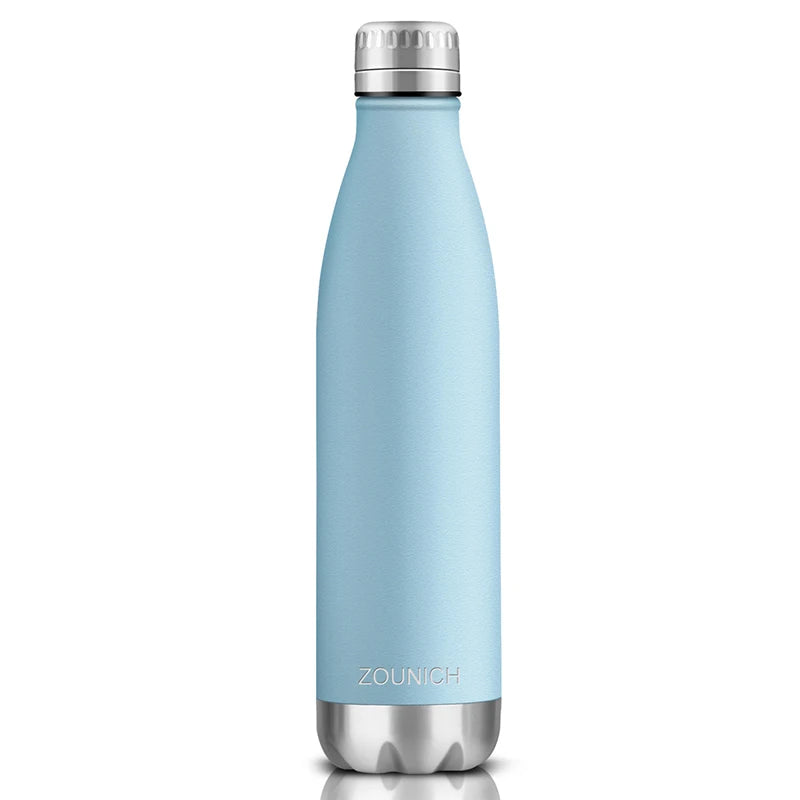Hydration Gear Accessories: ZORRI Double-Wall, Insulated, Thermal Vacuum Water Bottle 350ml/500ml/650ml / Rungear