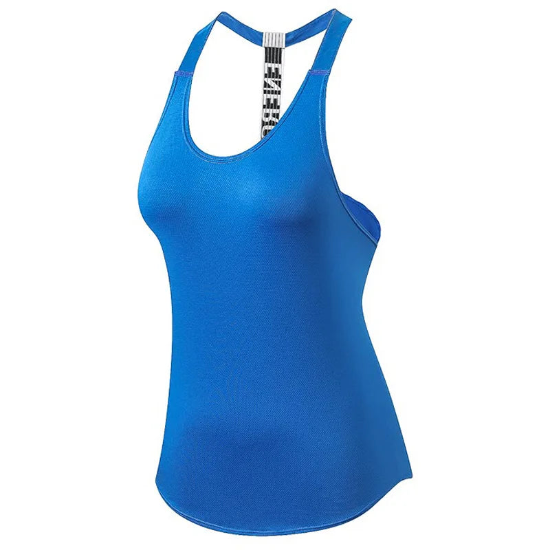 Women's Running Apparel: Quick Drying Backless Sleeveless Sports Gym Tank Top / Rungear