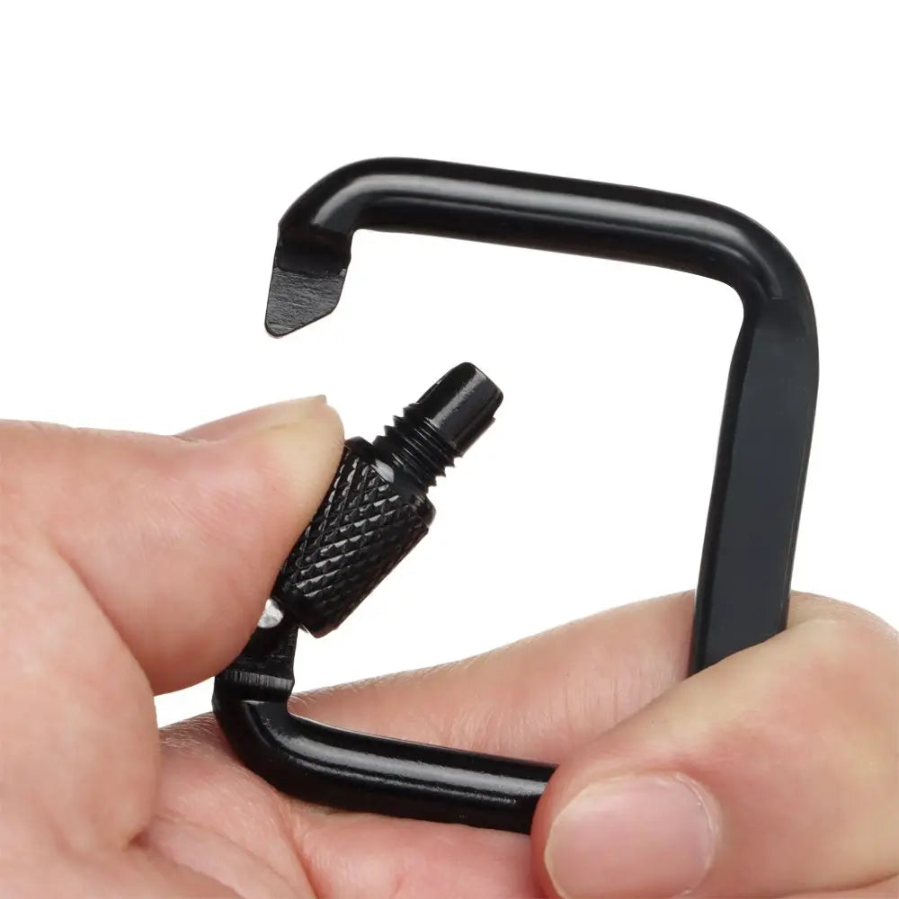 Trail Gear Accessories: Triangle/Square Carabiners With Snap Clip Hook Kettle Buckle / Rungear