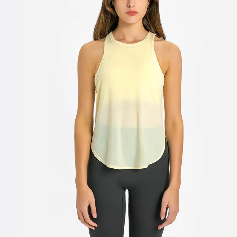 Women's Running Clothing: Sleeveless, Built-In-Bra, Workout Tank Top / Rungear