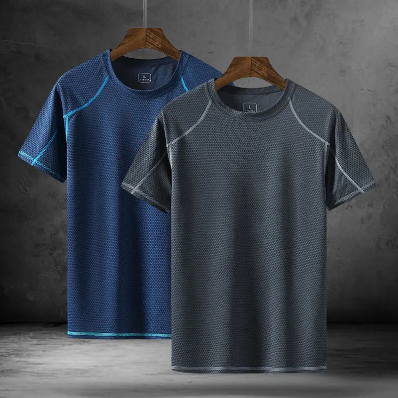 Men's Running Apparel: Mesh Short Sleeve, Moisture-Wicking, Lightweight T-Shirts / Rungear