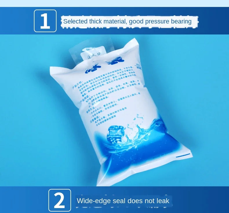 10-Pack Reusable Hot & Cold Gel Packs – Eco-Friendly Cold Compress Set for Injuries & Pain Relief