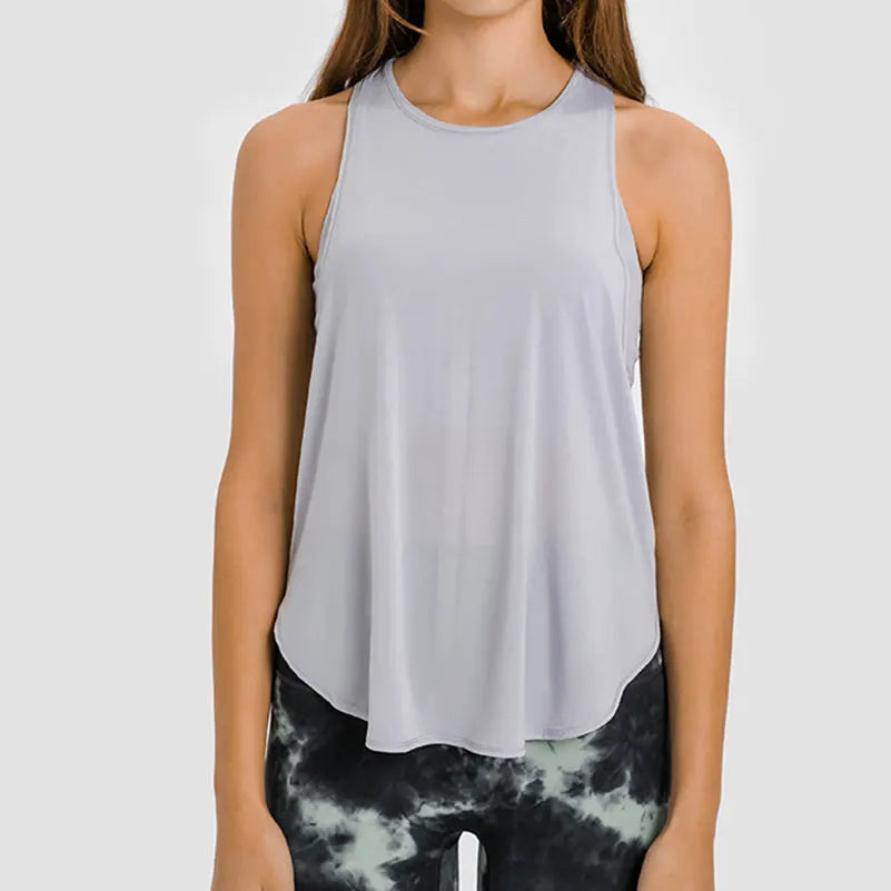 Women's Running Clothing: Sleeveless, Built-In-Bra, Workout Tank Top / Rungear