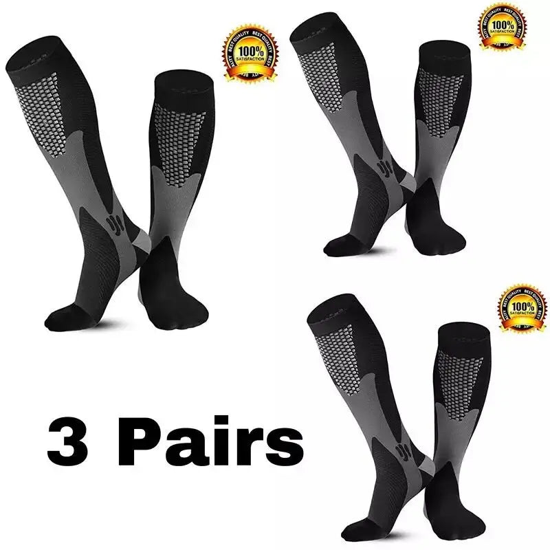 Men’s Compression Socks – Sports & Medical Support for Running, Varicose Veins & Swelling Relief