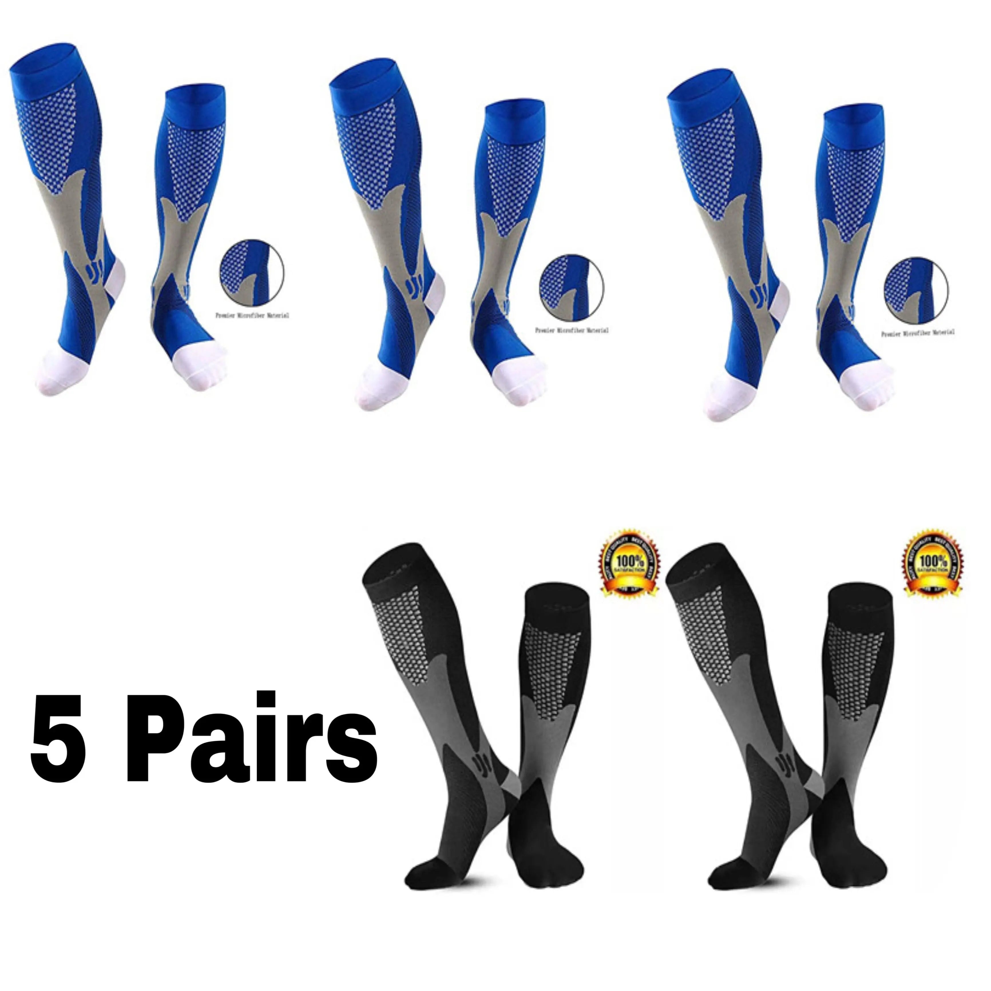Men’s Compression Socks – Sports & Medical Support for Running, Varicose Veins & Swelling Relief