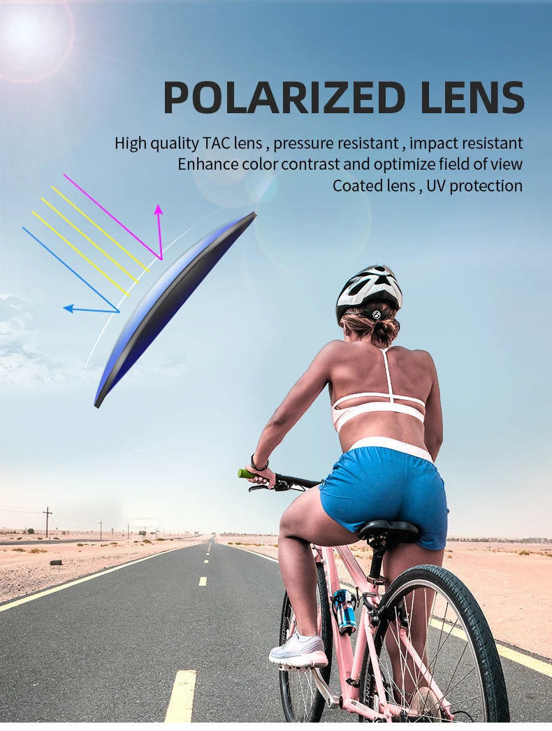 UV400 Mirrored Sport Sunglasses – Unisex Square Frame for Fishing, Hiking & Outdoor Sports