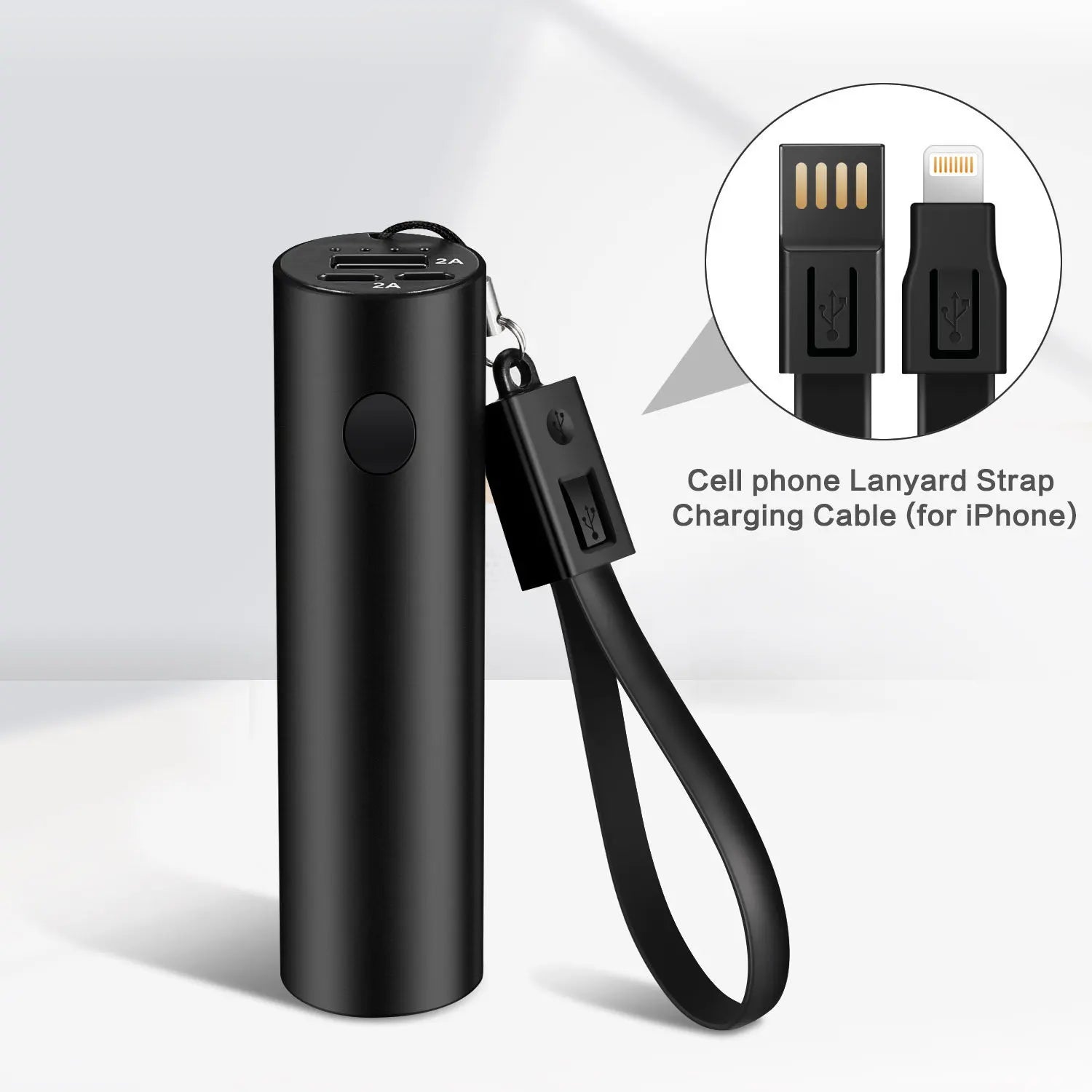Tech Gear Accessories: 5000 Mah, Portable, Mini Multi-Function Mobile Power Bank With Outdoor Light Torch / Rungear