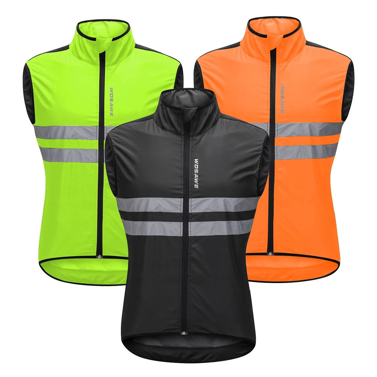 Men's Running Apparel: WOSAWE Ultralight Reflective Windproof Water Resistant Windbreaker / Rungear