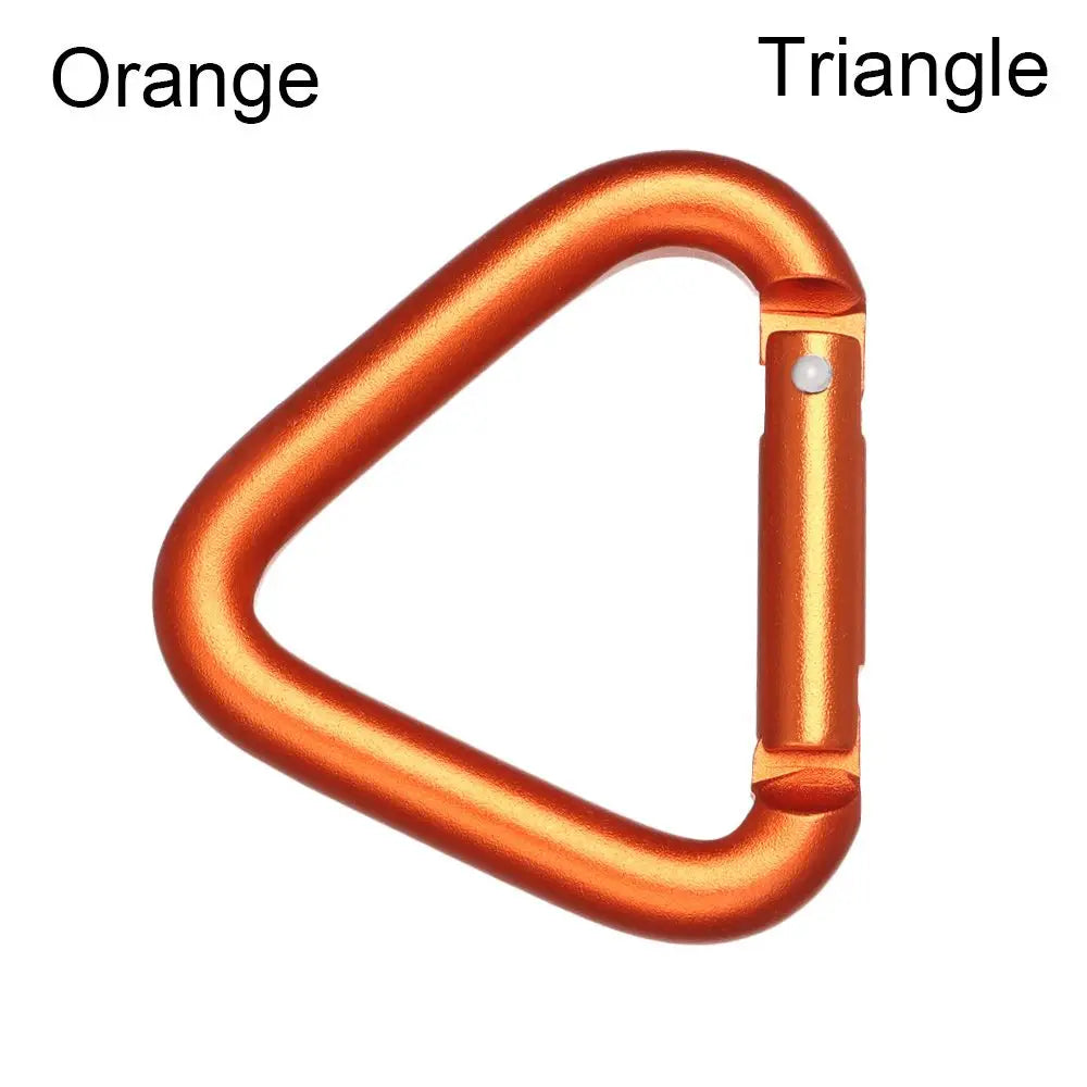 Trail Gear Accessories: Triangle/Square Carabiners With Snap Clip Hook Kettle Buckle / Rungear