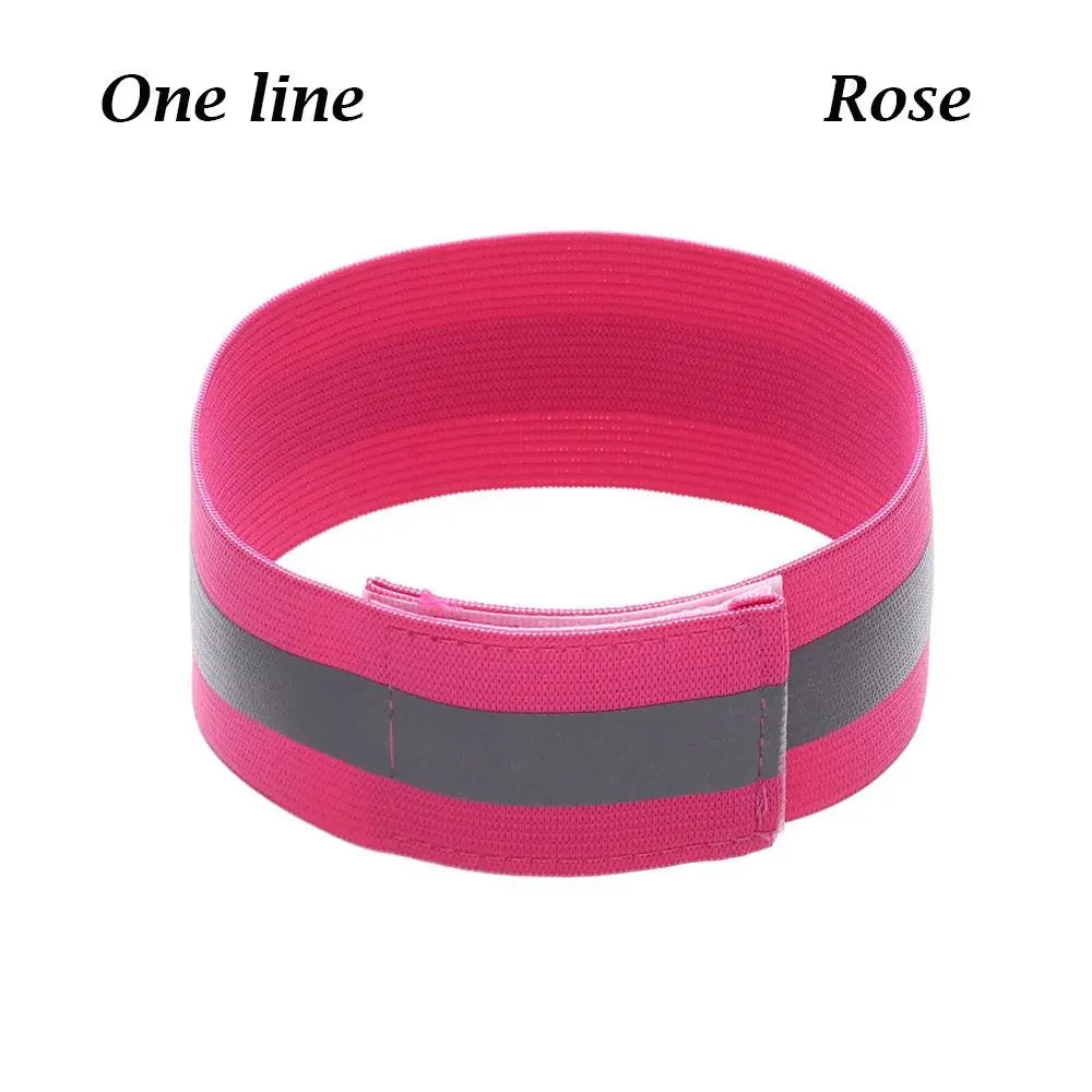 Reflective Safety Armband – Adjustable Elastic Strap for Night Running, Cycling & Jogging