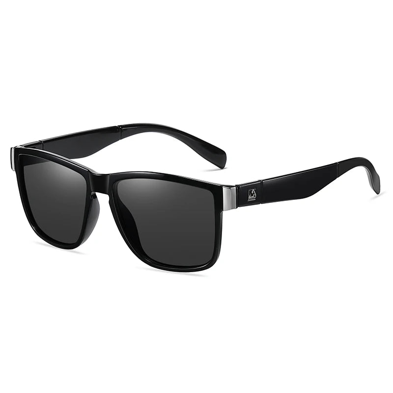 UV400 Mirrored Sport Sunglasses – Unisex Square Frame for Fishing, Hiking & Outdoor Sports