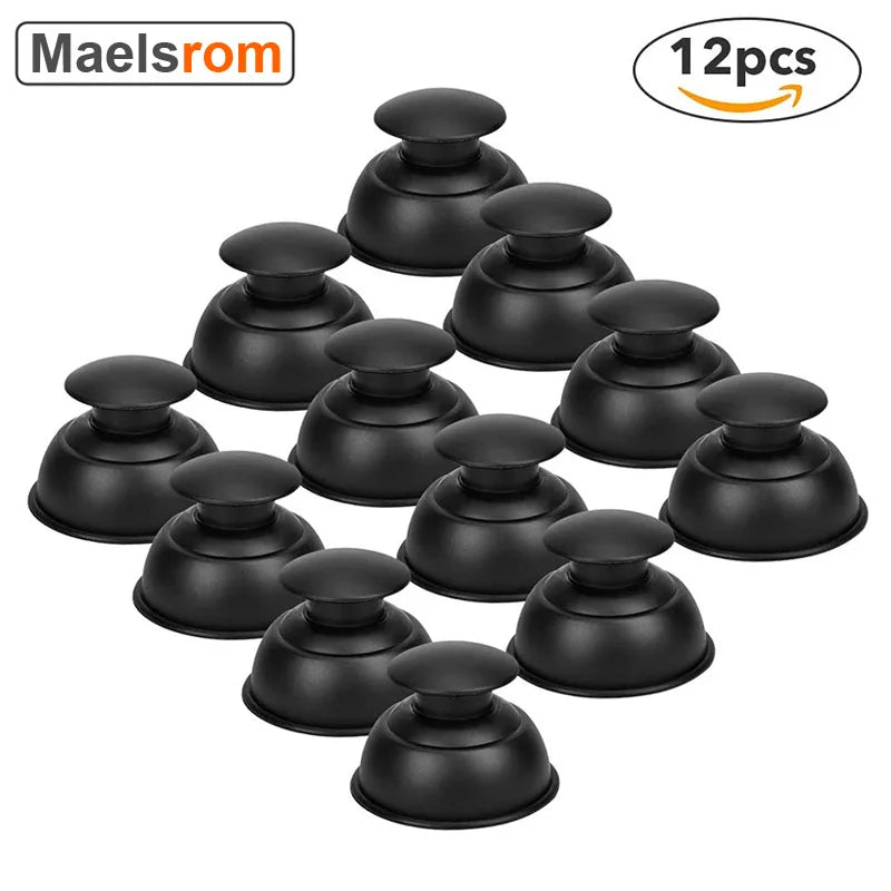 Recover Gear Accessories: 12PC Silicone Cupping Suction Cup Massager Therapy Sets, Anti Cellulite for Facial, Body, Deep Tissue Massage / Rungear