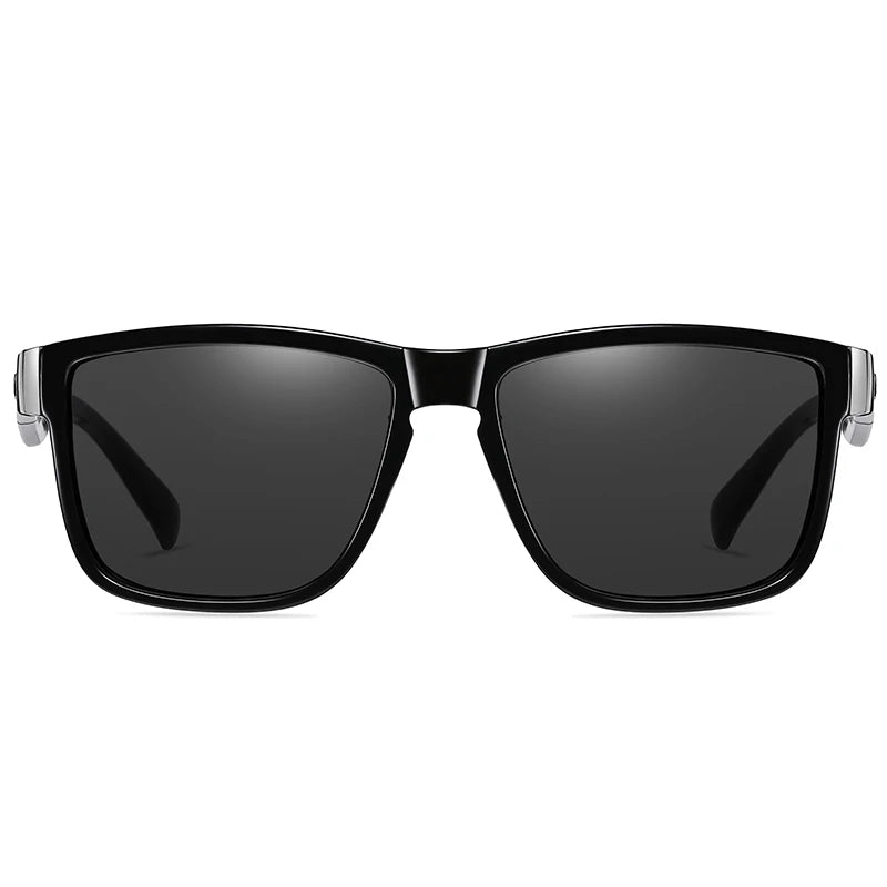 UV400 Mirrored Sport Sunglasses – Unisex Square Frame for Fishing, Hiking & Outdoor Sports