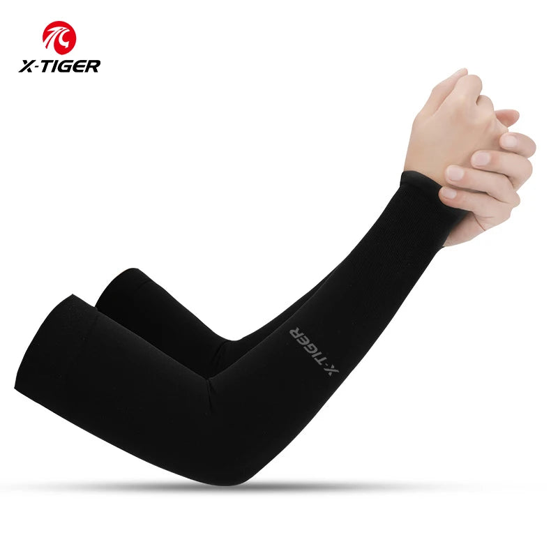 Winter Gear Accessories: X-TIGER Unisex Outdoor UV Sun Protection, Ice Fabric Arm Warmers Sleeves Running, Outdoor Sport / Rungear