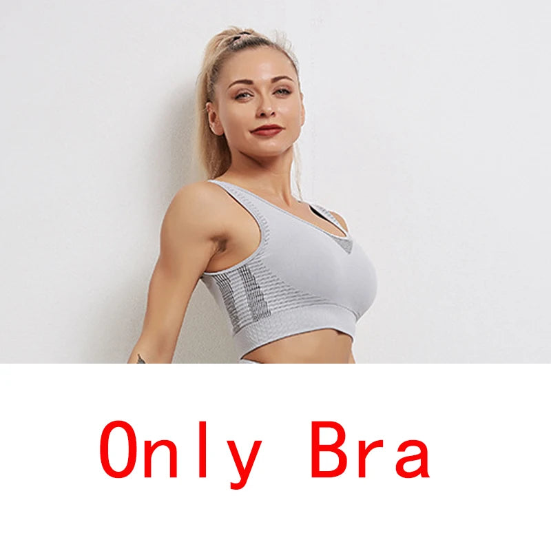 Women's Activewear Apparel: Seamless, Sports Bra and Leggings Set Workout Gear, Plus Size / Rungear