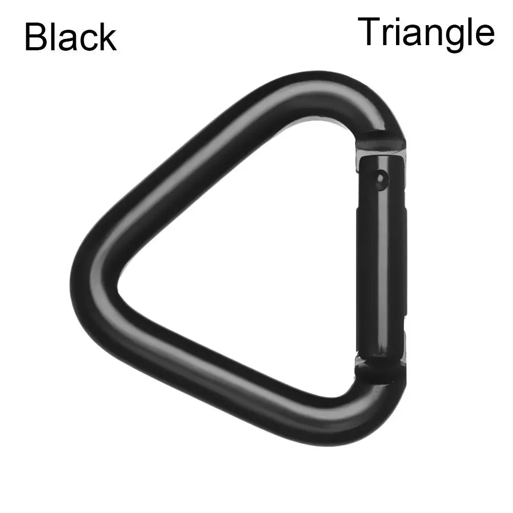 Trail Gear Accessories: Triangle/Square Carabiners With Snap Clip Hook Kettle Buckle / Rungear