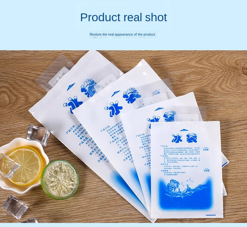 10-Pack Reusable Hot & Cold Gel Packs – Eco-Friendly Cold Compress Set for Injuries & Pain Relief