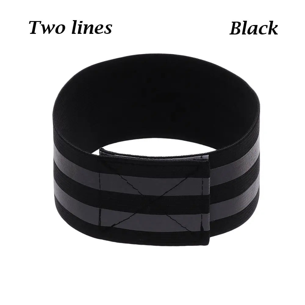 Reflective Safety Armband – Adjustable Elastic Strap for Night Running, Cycling & Jogging