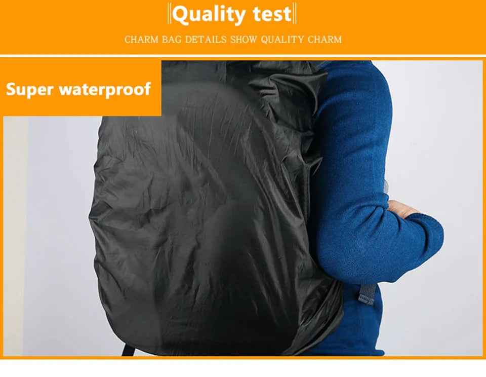 Reflective Waterproof Backpack Rain Cover | 20L–70L | Hiking, Cycling & Outdoor Safety