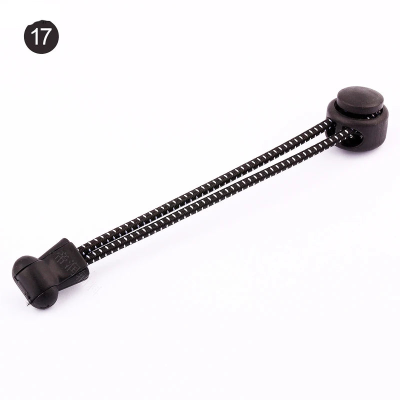 No-Tie Elastic Locking Shoelaces | 100cm | Running, Hiking & Sport