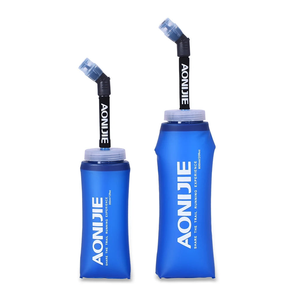 AONIJIE Collapsible Soft Flask – 350ml/600ml BPA-Free Water Bottle for Running, Hiking & Cycling