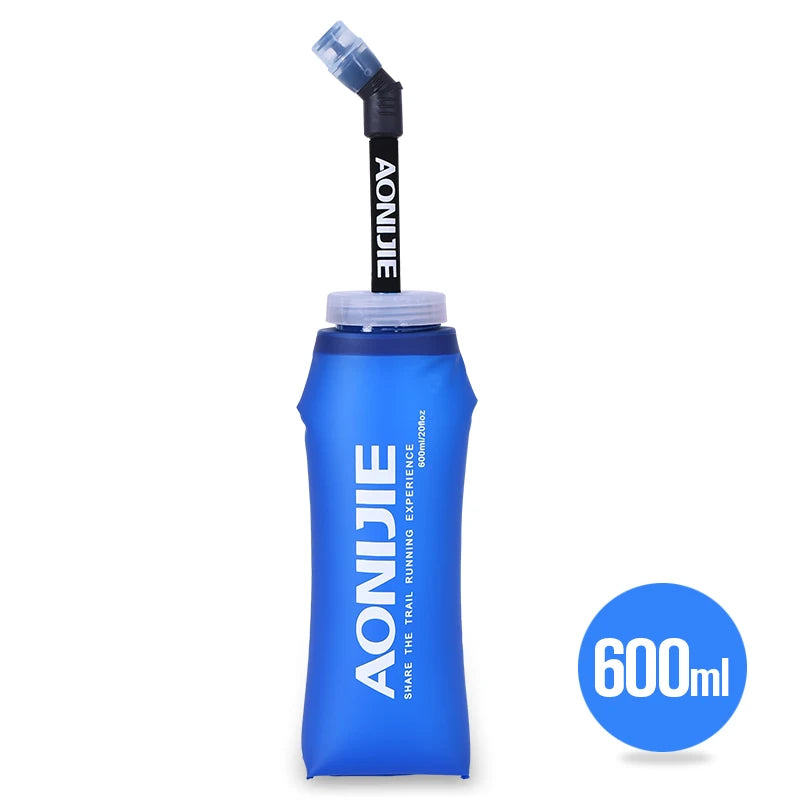 AONIJIE Collapsible Soft Flask – 350ml/600ml BPA-Free Water Bottle for Running, Hiking & Cycling