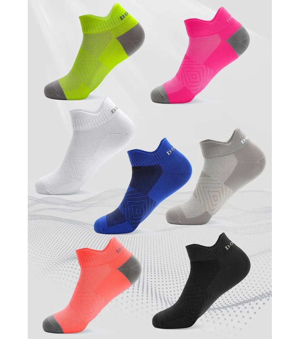 Athletic Nylon, Bright Colour, Outdoor, Breathable, Quick-Drying Ankle Socks - Gears For Runners / Rungear