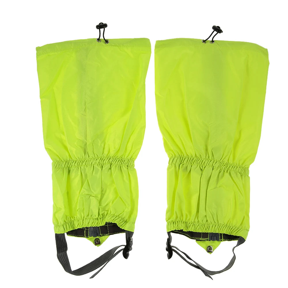 Lixada Water-Resistant Zippered Leg Gaiters – Full Length Snow & Hiking Gaiters for Outdoor Sports