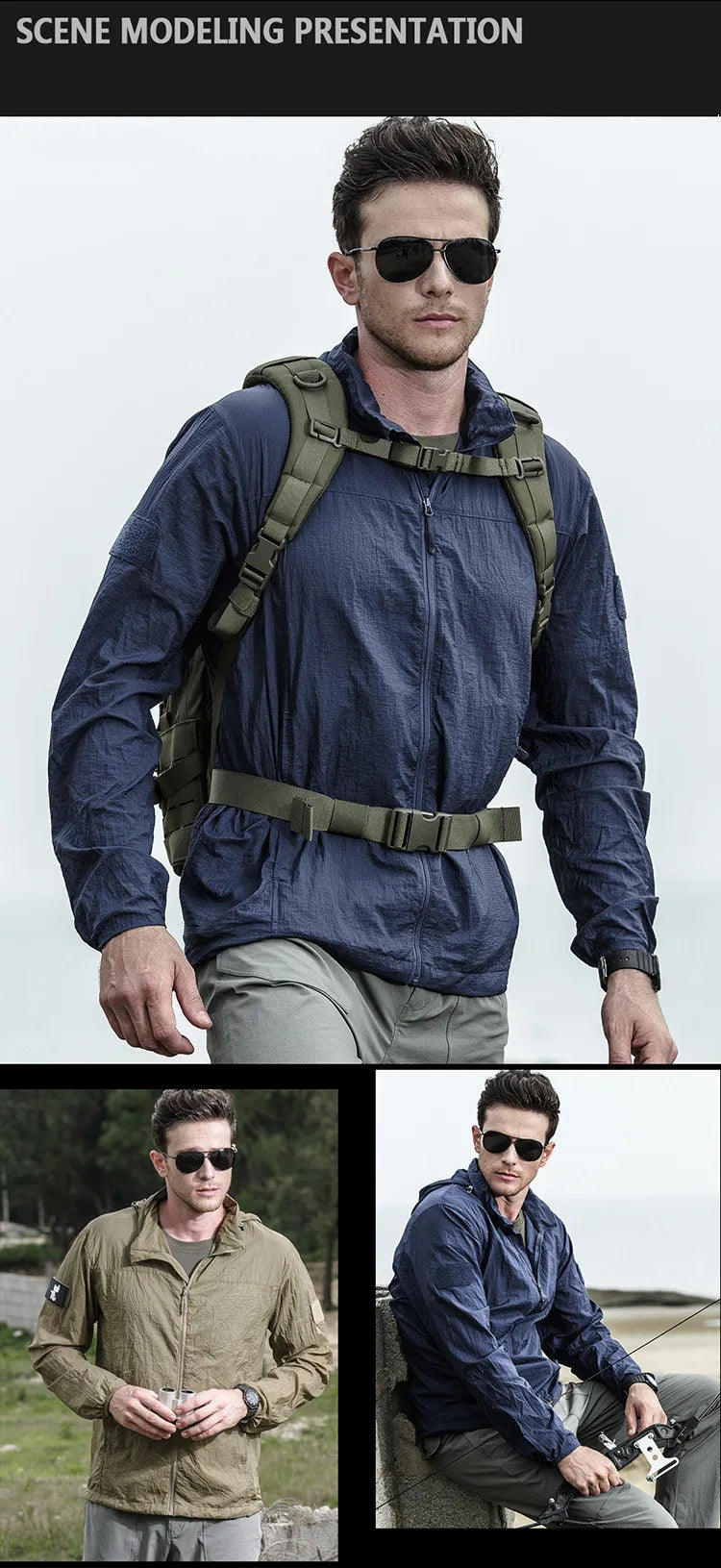 Men's Running Apparel Jackets: Lightweight, Waterproof, Summer Breathable Thin Hooded Jacket / Rungear