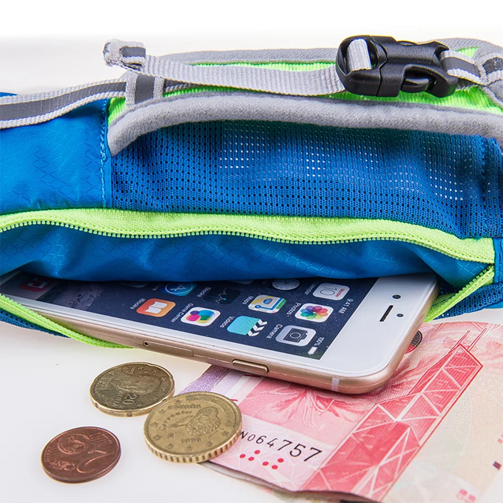 AONIJIE Handheld Running Water Bottle Holder, Wrist Hydration Pack with Storage for Marathon & Trail