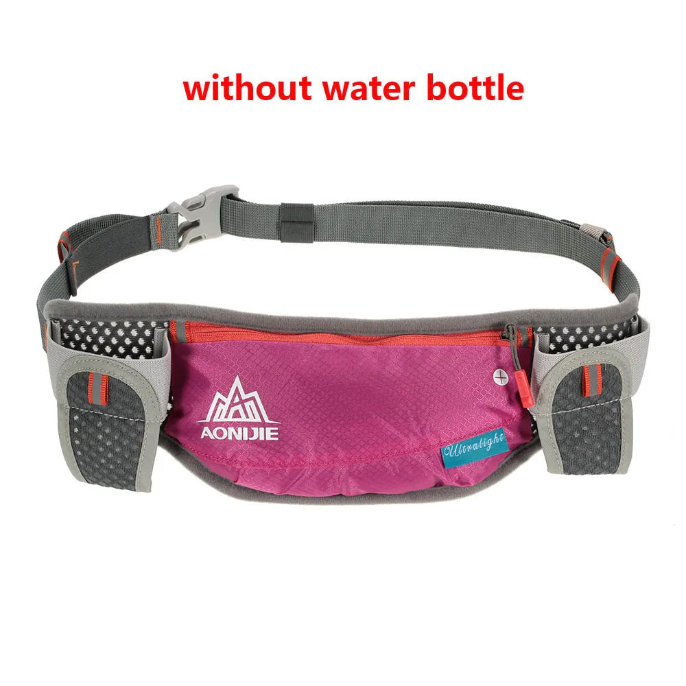 Running Hydration Waist Pack with Dual Water Bottle Holders & Phone Pocket – Water-Resistant Unisex Belt Bag | RUNGEAR