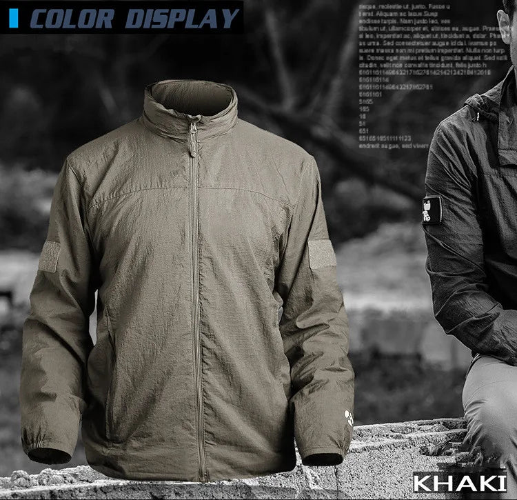 Men's Running Apparel Jackets: Lightweight, Waterproof, Summer Breathable Thin Hooded Jacket / Rungear