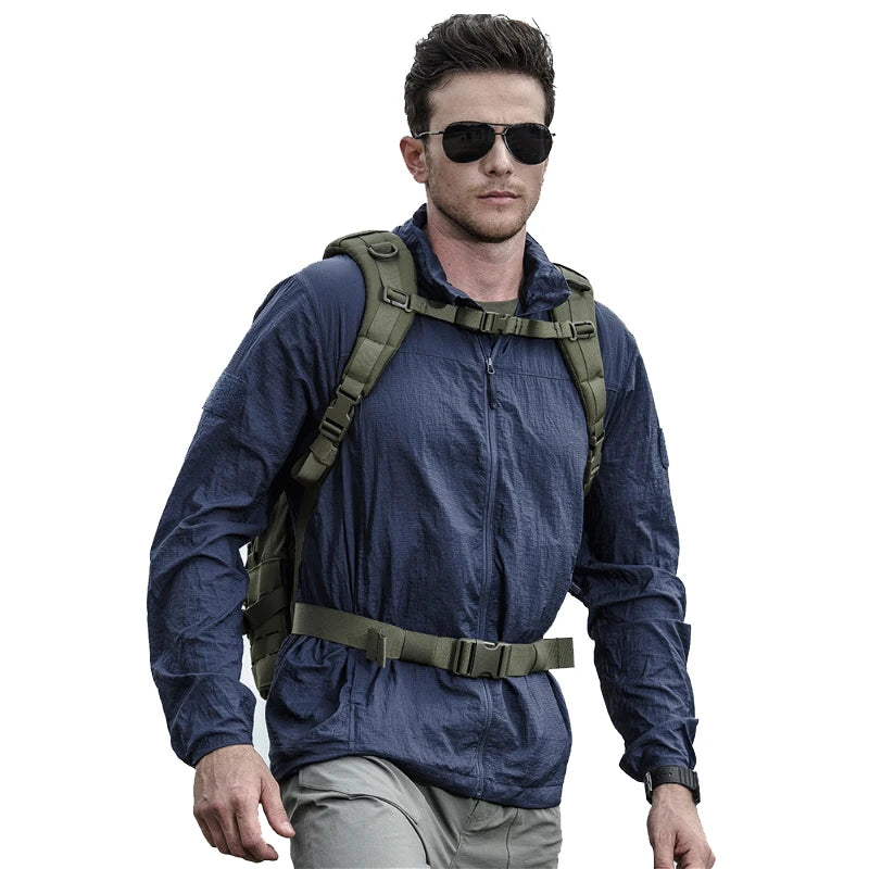 Men's Running Apparel Jackets: Lightweight, Waterproof, Summer Breathable Thin Hooded Jacket / Rungear