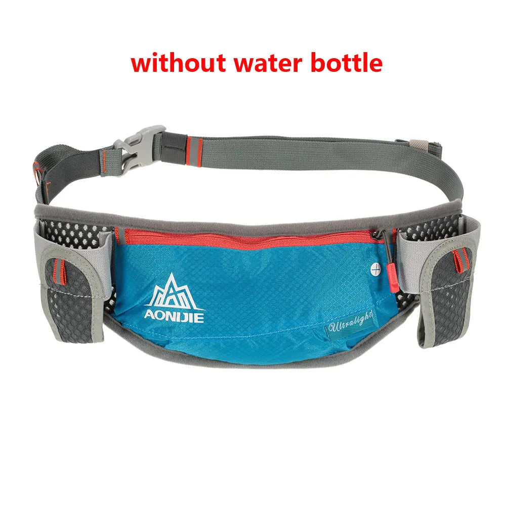 Running Hydration Waist Pack with Dual Water Bottle Holders & Phone Pocket – Water-Resistant Unisex Belt Bag | RUNGEAR