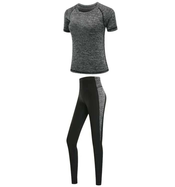 Women's Quick Dry Sets: 4Pc Workout Training Activewear Sets / Rungear